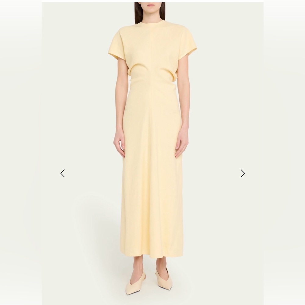 Toteme Slouch Waist Short-Sleeve Ankle Dress size 36